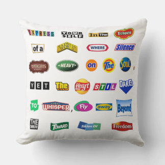 Coussin Voler au-delà du chagrin