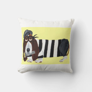 Coussin Voleur Basset Hound