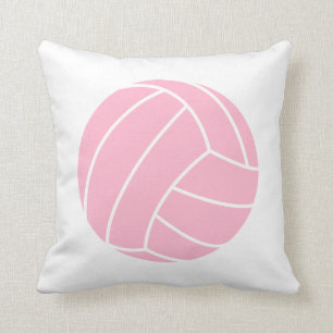 Coussin Volley-ball rose clair