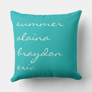 Coussin Votre enfant Nom Enfants Frères Soeurs Baby
