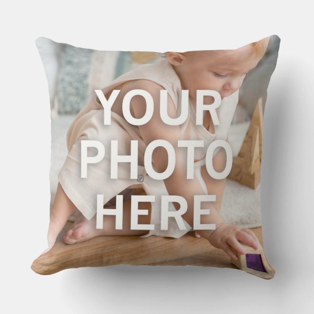Coussin Votre photo ici (Recto)