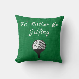 Coussin Votre texte Country Green Burlap Solid Plain color