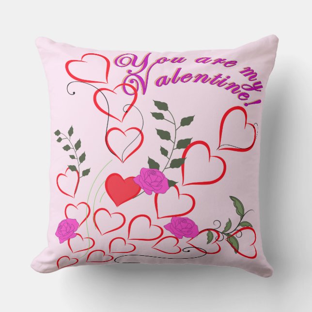 Coussin Vous êtes ma Saint Valentin (Recto)