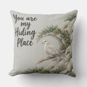 Coussin Vous êtes mon refuge - Psaume 32:7