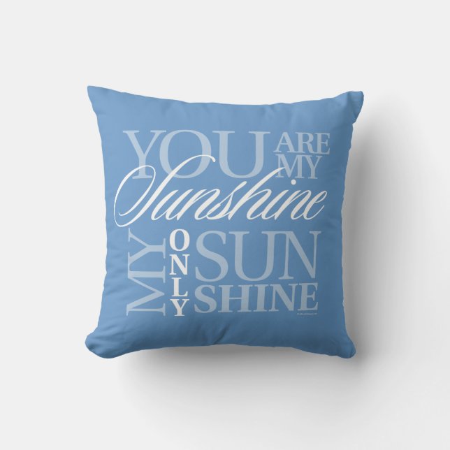 Coussin Vous Êtes Mon Soleil (Recto)