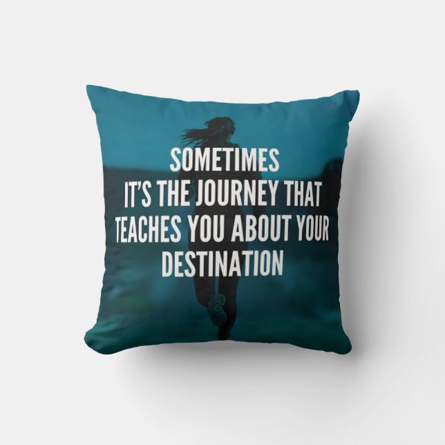 Coussin Voyage de conditionnement physique - Motivation de (Recto)