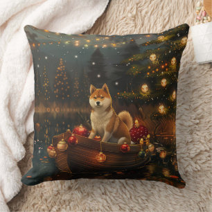 Coussin Voyage de fête de Noël à Akita