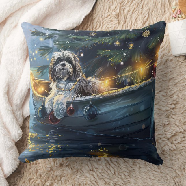 Coussin Voyage festif de Noël Havanais (Couverture)