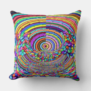 Coussin Voyage psychédélique