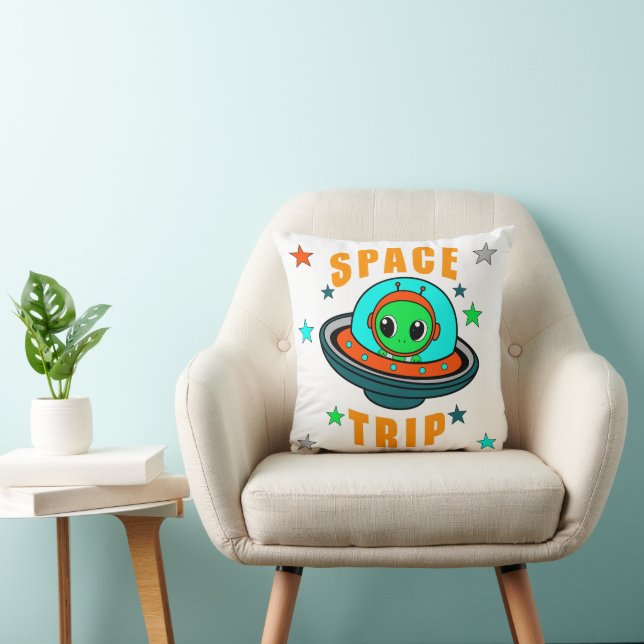 Coussin Voyage spatial (Chaise)