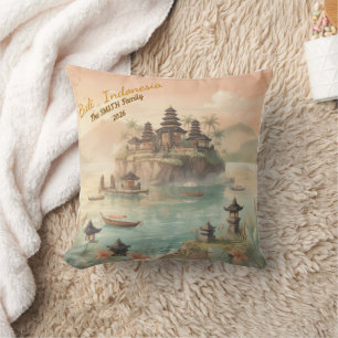 Coussin Voyage sur mesure en famille à Bali Indonésie Souv