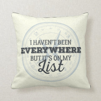 Coussin Voyagent plus de citation de motivation de timbre