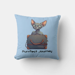 Coussin Voyageur Chat Mignon – Cadeau pour les Amateurs de