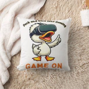 Coussin VR Jeu de canard Nerd ordinateur