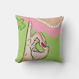 Coussin Vrai joli carreau de filles