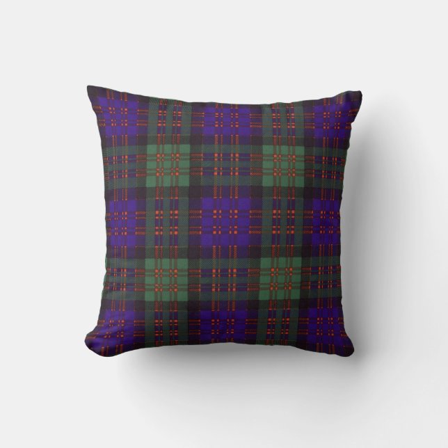 Coussin Vrai tartan écossais - clan de Macdonald (Recto)
