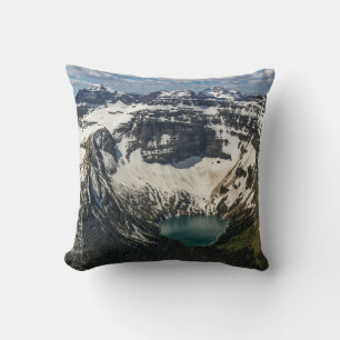 Coussin Vue aérienne du lac Warderman