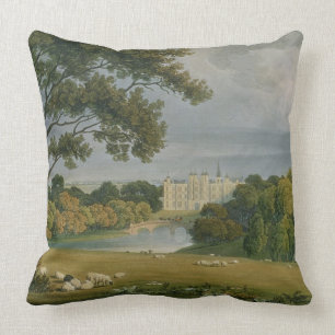 Coussin Vue de la Chambre de Burghley, siège du marquis