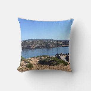 Coussin Vue depuis le Wedge, Newport Beach, Californie