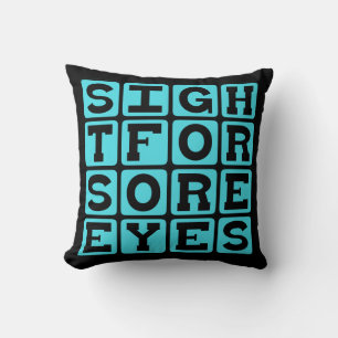 Coussin Vue pour les yeux douloureux, soulagement de la pr