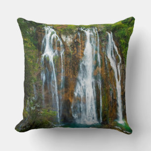 Coussin Vue sur les chutes d'eau, Croatie