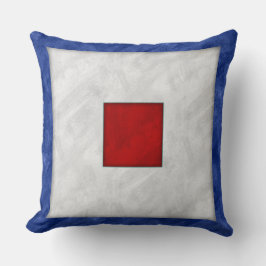 Coussin W Whiskey Aquarelle Signal nautique Pavillon marit