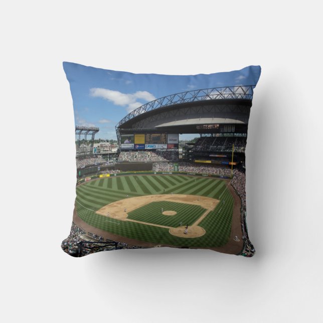 Coussin WA, Seattle, Safeco Field, base-ball des Mariners (Recto)