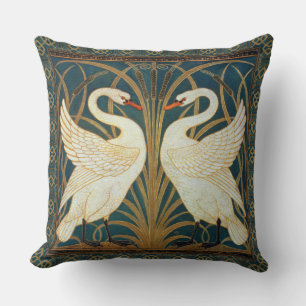 Coussin Walter Crane Swan