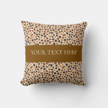 Warm Coffee Bean Roast Tones Seamless Pattern