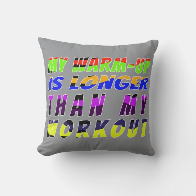 Coussin  Warm-Up Wins (Recto)