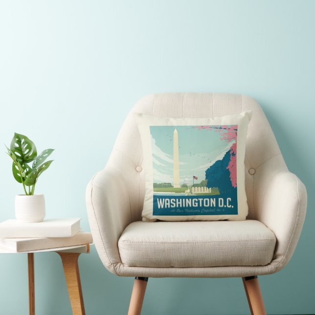 Coussin Washington DC | La capitale de notre nation (Chaise)