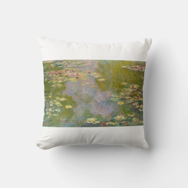 Coussin Water Lilies by Claude Monet (Recto)
