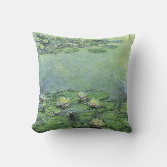 Coussin Water Lys 1914 Claude Monet Fine Art (Recto)