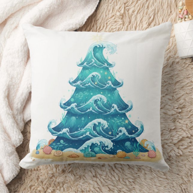 Coussin waves of christmas (Couverture)
