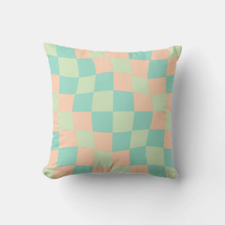Coussin Wavy À damiers Motif