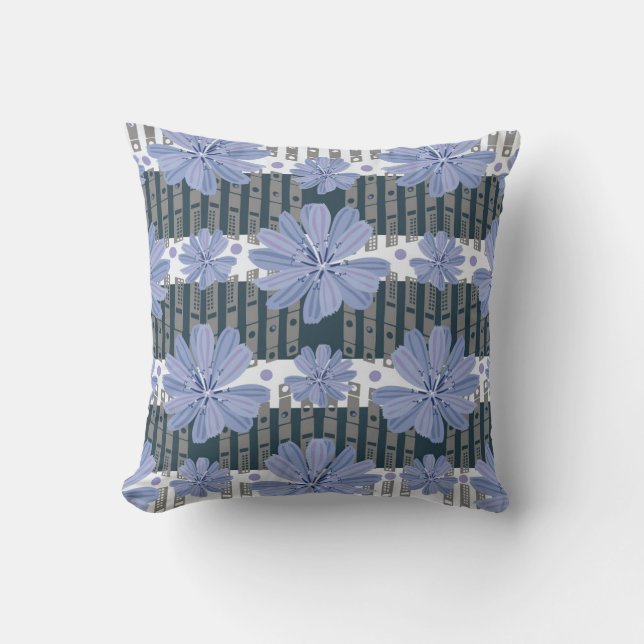 Coussin Waywait rencontre les bâtiments (Recto)