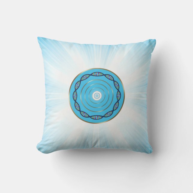 Coussin Wealth and happiness manifestation art for Pillows (Recto)