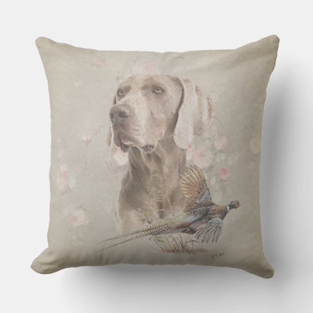 Coussin Weimaraner (Recto)