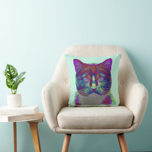 Coussin Weirdy Cat