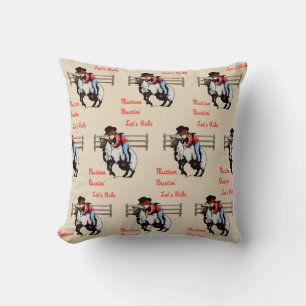 Coussin Western Rodeo Mutton Bustin' Kid