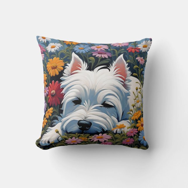 Coussin Westie Cushion (Recto)