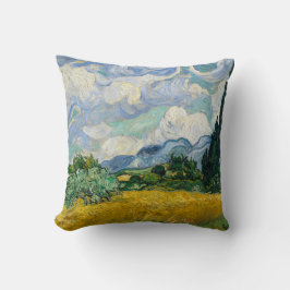 Coussin Wheat Fields Painting Van Gough Pillow