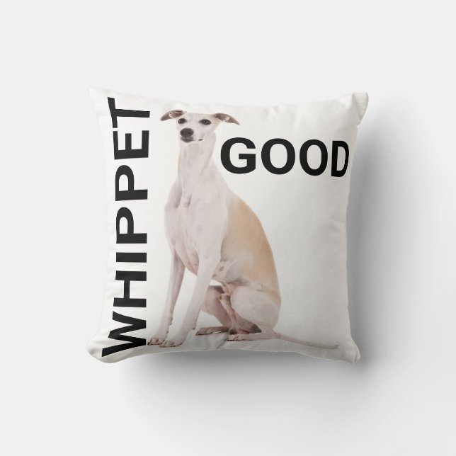 Coussin Whippet Good (Recto)
