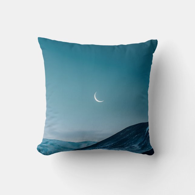Coussin Whispers of the Crescent Night (Recto)