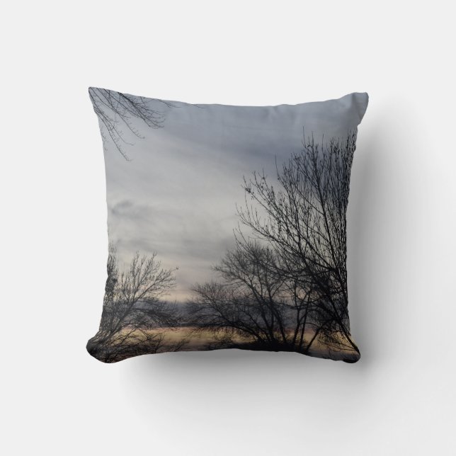 Coussin Whispers of Winter (Recto)