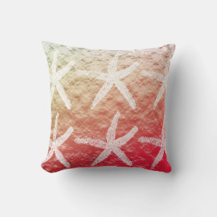Coussin White Starfish ombre