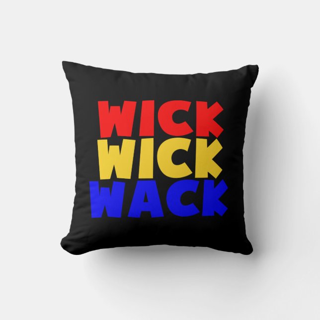 Coussin Wick Wick Wack (Recto)