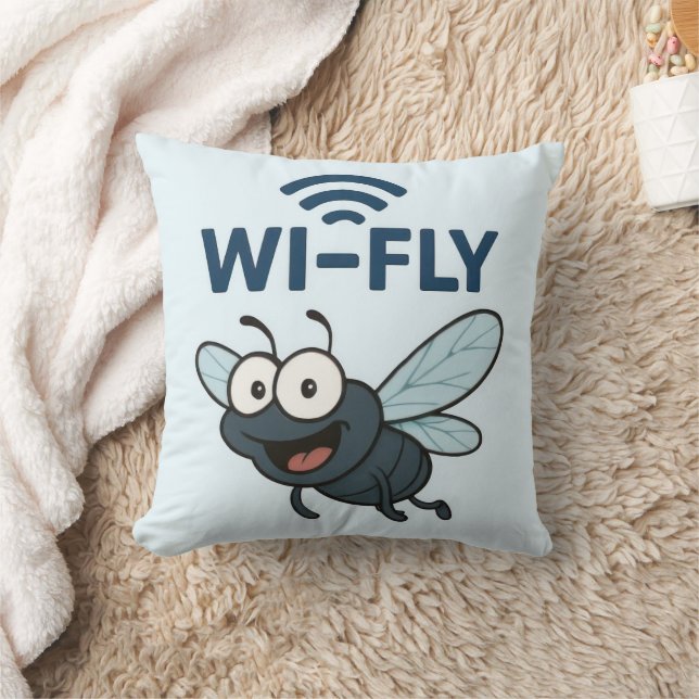 Coussin Wifi amusant (Couverture)