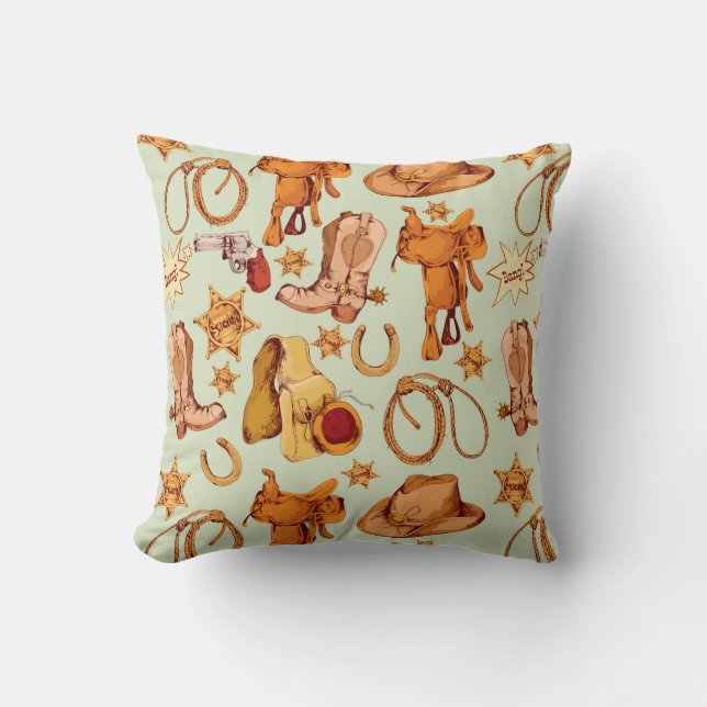Coussin Wild West (Recto)