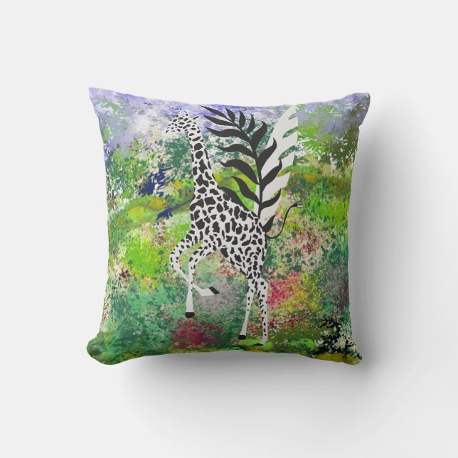 Coussin Wildlife Friendship - Giraffe  (Recto)